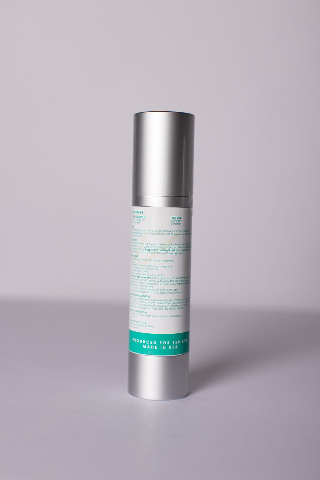Non-Tinted Sunscreen SPF 40 (silk matte finish)