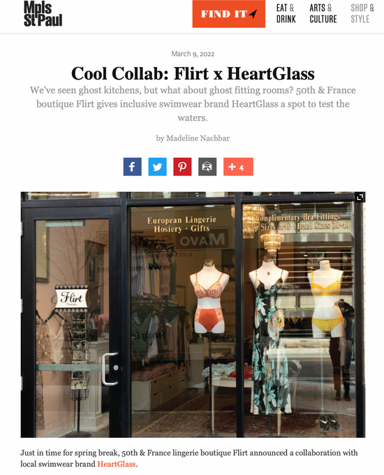 Cool Collab: Flirt x HeartGlass