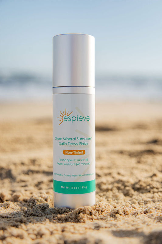 Non-Tinted Sunscreen SPF 40 (satin dewy finish)