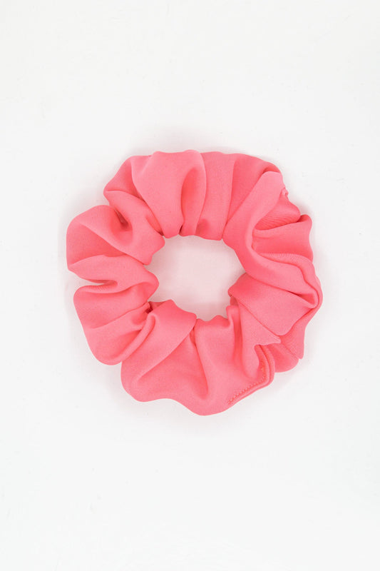 Coral Reflective Scrunchie